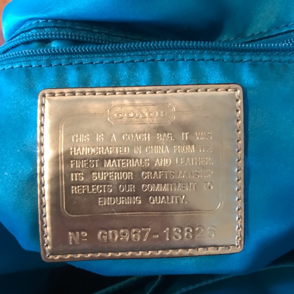 Authentic Coach Purse - Picture 5 of 8